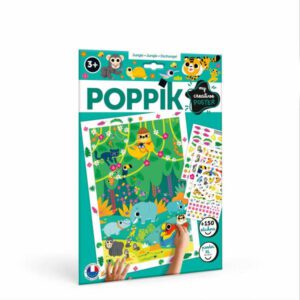 POPPIK Kreativní Samolepková sada Jungle