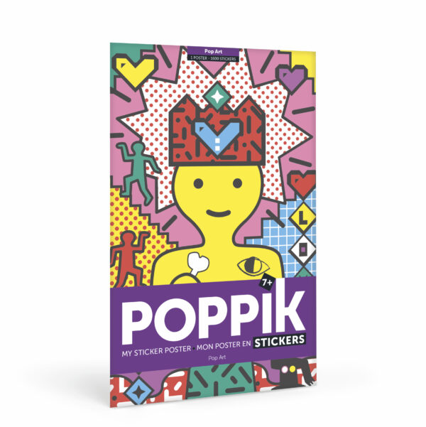 POPPIK Samolepkový plakát Pop Art