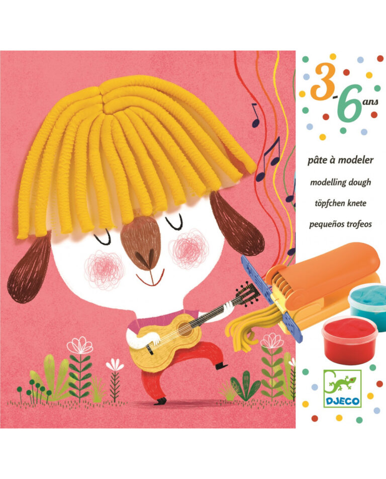DJECO Tiskneme a tvarujeme z modelíny Účesy ★